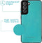 iMoshion Hoesje Geschikt voor Samsung Galaxy S21 FE Hoesje Met Pasjeshouder - iMoshion Luxe Portemonnee - Turquoise