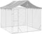 vidaXL - Hondenkennel - met - dak - 3x3x2,5 - m - gegalvaniseerd - staal - zilverkleur