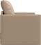 vidaXL - Vloersofa - Bed - 2-in-1 - Cappuccino - 74x77x81 - cm - Kunstleer