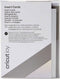 Cricut R10 Insteekkaarten 8,9x12,1cm – Holografisch zilver & Grijs (15 stuks)