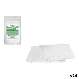 Dienbladenset Algon Rechthoekig 18 x 26 cm 3 Onderdelen (24 Stuks)