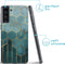 imoshion Hoesje Geschikt voor Samsung Galaxy S21 FE Hoesje Siliconen - imoshion Design hoesje - Goud / Meerkleurig / Groen / Green Honeycomb