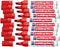 Permanente markeerstift Edding Nº1 Rood 10 Stuks