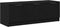 vidaXL - TV-kast - Zwart - Eiken - 102x35x36,5 - cm - Gelaagd - Hout
