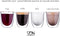 Dubbelwandige theeglazen koffieglazen - Cappuccino glazen - Warme en koude dranken koffietassen dubbelwandig - 250 ML - Set van 4 - VDN