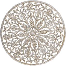 Wanddecoratie DKD Home Decor Wit Hout MDF (90 x 2 x 90 cm)