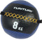 Tunturi Wall Ball - Medicine ball - 8kg - Zacht kunstleer - Blauw
