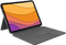 Logitech Combo Touch - Toetsenbordcase voor iPad Air (2024) - Afneembaar toetsenbord en grote trackpad - Grijs