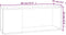 vidaXL - Tv-meubel - 80x24x32 - cm - bewerkt - hout - betongrijs