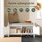 SoBuy FSR63-II-W - Entreebank - Witte schoenenkast met opbergbank - 91 cm breed