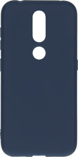 iMoshion Hoesje Geschikt voor Nokia 4.2 Hoesje Siliconen - iMoshion Color Backcover - Donkerblauw