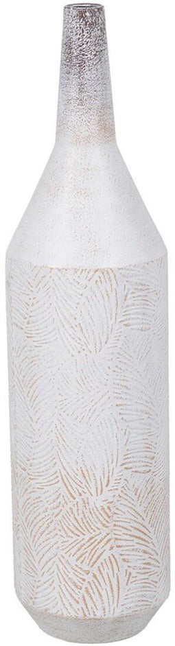 Vaas Wit Ijzer 15 x 15 x 60,5 cm