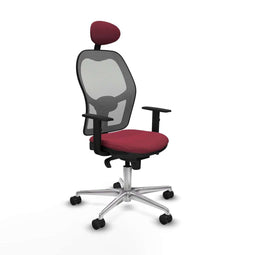 Piqueras y Crespo 1D086N1 - Bureaustoel - Hoogteverstelbaar met armleuning - Kastanjebruin