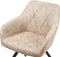 Set van 2 eetkamerstoelen MONEE Beige