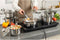 Royalty Line® DIP4000 Inductie Kookplaat Vrijstaand - 2 Platen - 1400W + 2000W - Ø25cm Inductiekookplaat - Elektrische Kookplaat 2 Pits2 Pits - Zwart