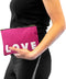 SMUG Reisetui - Toilettas - Reiszak voor Koffer - Makeup Tasje - Koffer Organizer Opbergzakje - Love Print, Fel Roze