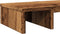 vidaXL - Monitorstandaard - verstelbaar - 80x24x10,5 - cm - hout - oud - houtkleurig