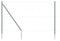 vidaXL - Gecombineerde - Ondiep - Palen - 13 - stukjes - Ø32 - mm - 180 - cm - Gegalvaniseerd - Staal