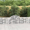 vidaXL - Schanskorven - 8 - st - gewelfd - 200x30x60/80 - cm - gegalvaniseerd - ijzer