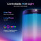 DGM20S Zwarte USB Condensator Gaming Microfoon met Mute, Gain en RGB Verlichting