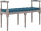 vidaXL - Bankje - 110x40x70 - cm - fluweel - blauw