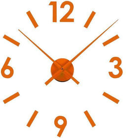 Muurklok Polypropyleen Oranje (4 x 21,5 x 62 cm)