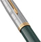 Parker 51 Premium Balpen | Premium-collectie | Bosgroen | Medium punt met zwarte inkt | Geschenkdoos