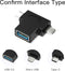 Vention OTG Adapter voor Android, USB 3.0, Micro USB, USB Type-C