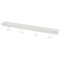 Moderne Plank Met Haakjes Wit 80 cm