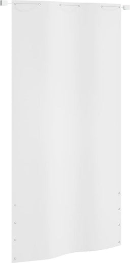 vidaXL - Balkonscherm - 120x240 - cm - oxford - stof - wit