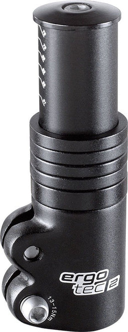 Ergotec Stuurpenverlenger - Ahead 3 - 1-1/8 - AL6061 T6 - Zwart