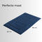 AKSA Home® Badmat 50x80 cm - Douchemat antislip - Badmat antislip - Badkamermat - Donkerblauw