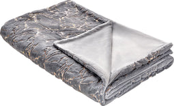 GODAVARI - Plaid - Grijs - 150 x 200 cm - Polyester