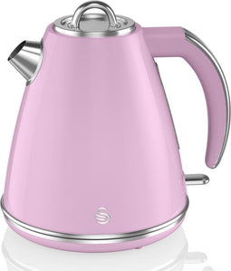 Swan Retro Waterkoker 1.5 L Roze