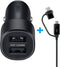 Samsung Car Charger Duo - Autolader - 2x USB-A Fast Charge - Zwart