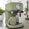Swan One-Touch Retro Espressomachine - Groen - 1100 Watt