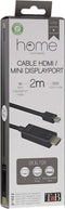 T'nB Cable HDMI Mini Displayport 2m HDMI Type A (Standaard) Zwart
