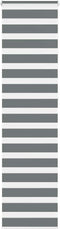 vidaXL - Zebra - rolgordijn - 65x230 - cm - stofbreedte - 60,9 - cm - donkergrijs