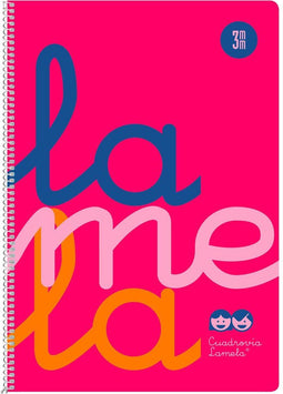 Schrift Lamela Roze A4 5 Stuks
