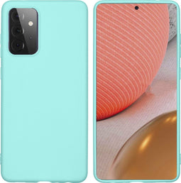 iMoshion Hoesje Geschikt voor Samsung Galaxy A72 Hoesje Siliconen - iMoshion Color Backcover - Mintgroen