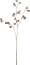 PTMD Twig Plant Katoen Kunsttak - 46 x 8 x 82 cm - Goud