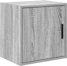 vidaXL - Garage - wandkast - bewerkt - hout - grijs - Sonoma