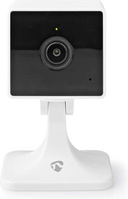 Nedis SmartLife Camera voor Binnen - Wi-Fi - Full HD 1080p - Cloud Opslag (optioneel) / microSD (niet inbegrepen) - Met bewegingssensor - Nachtzicht - Wit