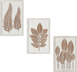 vidaXL - Wandpanelen - 3 - st - handgesneden - 40x60x1,5 - cm - MDF