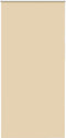 vidaXL - Rolgordijn - verduisterend - 110x230 - cm - stofbreedte - 105,7 - cm - beige