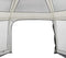 vidaXL - Zwembadtent - met - uitneembare - buiten- - gaaswanden - 618x532 - cm - grijs