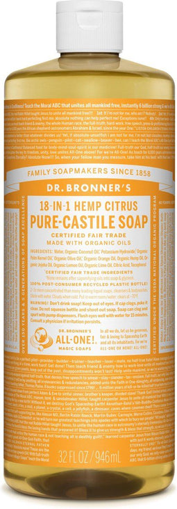 Dr. Bronner's - Vloeibare Zeep Citrus Orange
