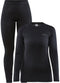 Craft Core Warm Baselayer - Thermoset Dames - Vochtafvoerend - Zwart - Maat XS