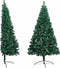 vidaXL - Kunstkerstboom - Half - 120 cm - PVC - Groen