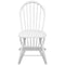 vidaXL - Eetkamerstoelen - 2 - st - massief - rubberwood - wit